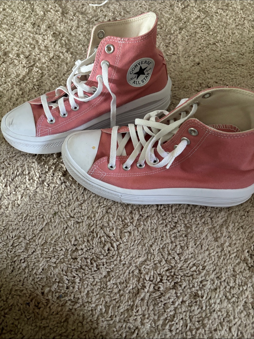 Converse Pink High Top Women’s Sneakers